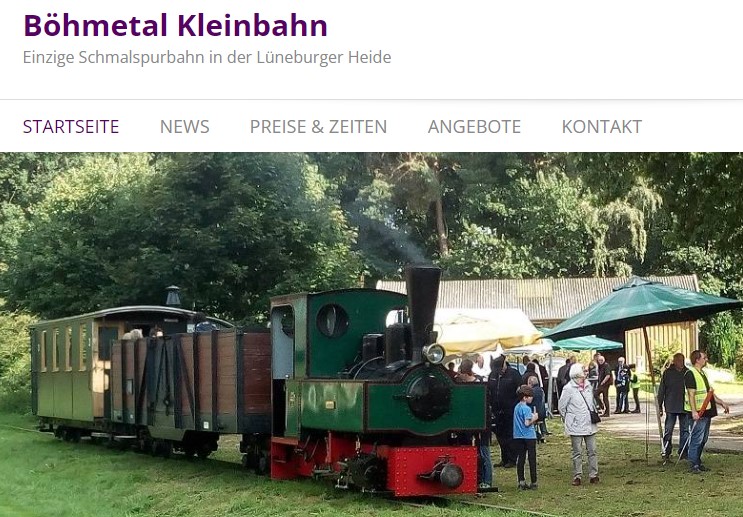 Böhmetal Kleinbahn – Böhmetalbahn gUG – Walsrode 29664