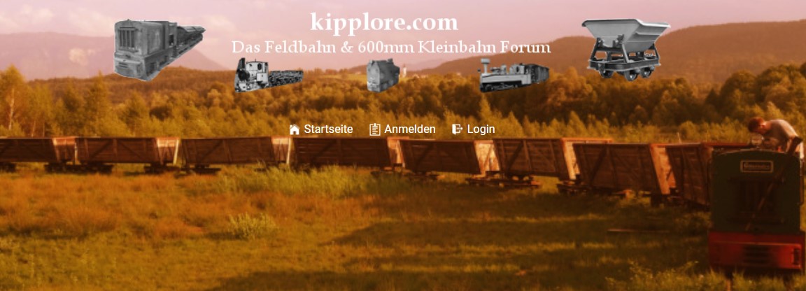 Kipplore.com – Forum für/über Feldbahnen