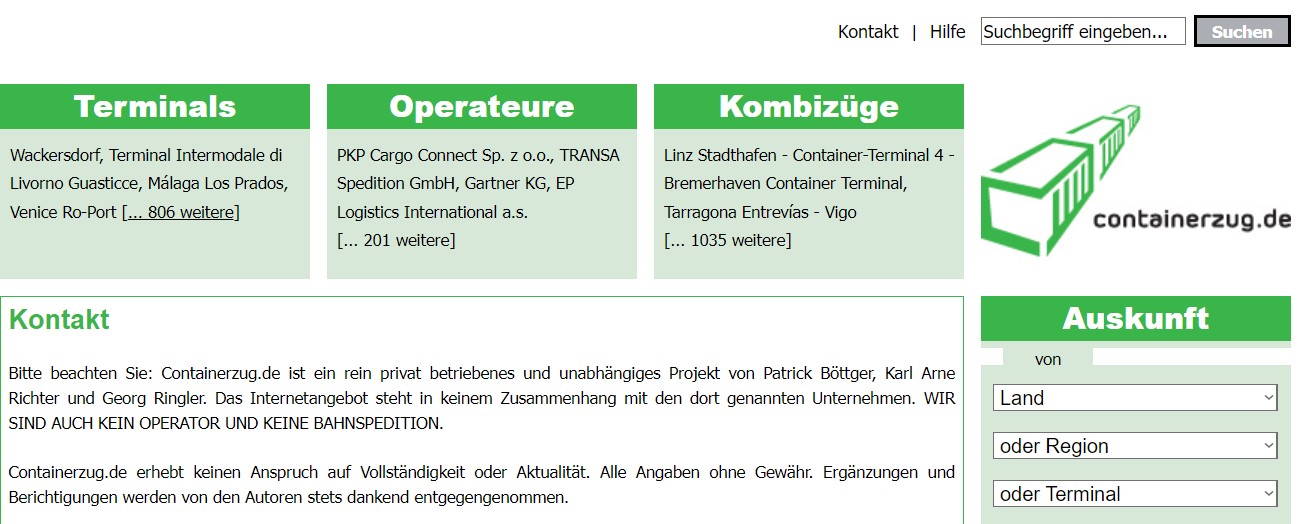 containerzug.de – Datenbank – Giesensdorf 23909