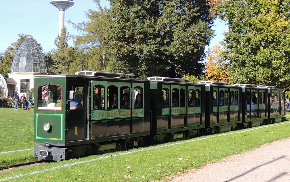 Gleisinfrastruktur Palmen-Express Parkeisenbahn (Feldbahn) Palmengarten Frankfurt/Main