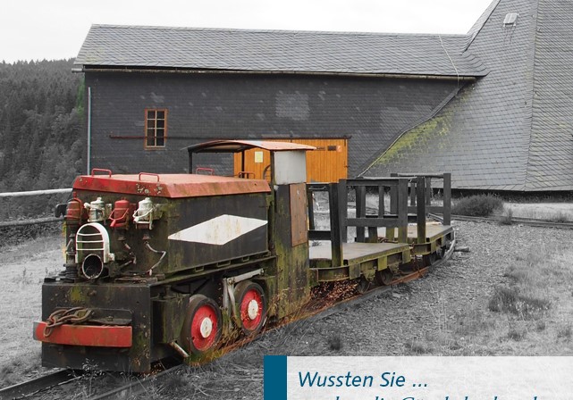 Stiftung Thüringer Schieferpark Lehesten (Feldbahn) – Berg- und Schieferstadt Lehesten 07349