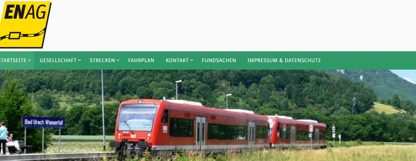 ENAG – Erms-Neckar-Bahn AG (EVU) – Bad Urach 72574