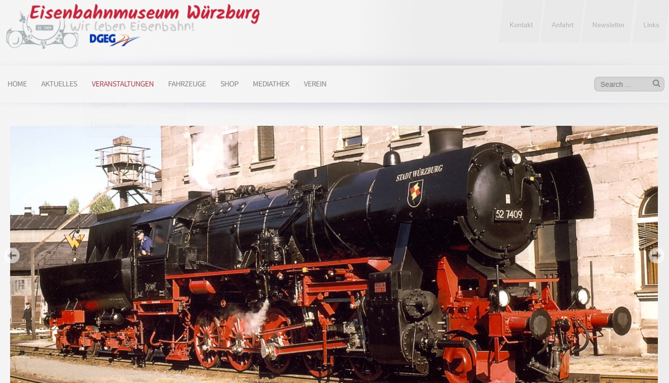 DGEG – Deutsche Gesellschaft für Eisenbahngeschichte e. V. – Würzburg 97080