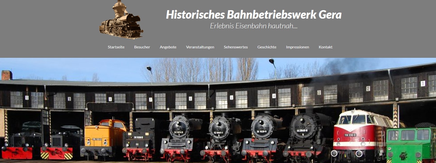 Historisches Bahnbetriebswerk Gera Eisenbahnmuseum – Gera 07545