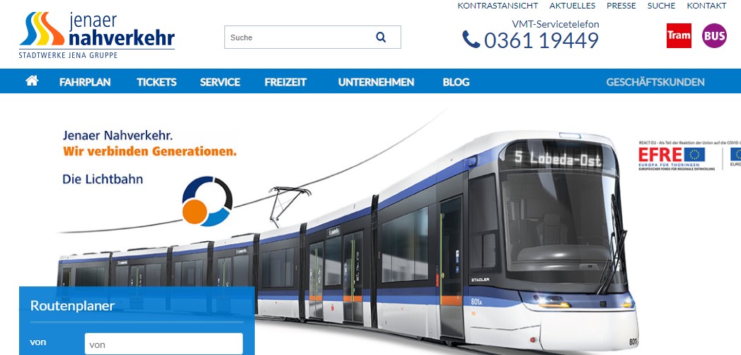 Jenaer Nahverkehr GmbH – Jena 07745