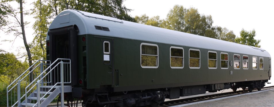 Salonschlafwagen DDR-Regierungszug Exponat des Zughotels Gadebusch 19205