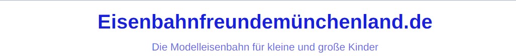 Eisenbahnfreunde München-Land e.V. – Hohenbrunn 85662