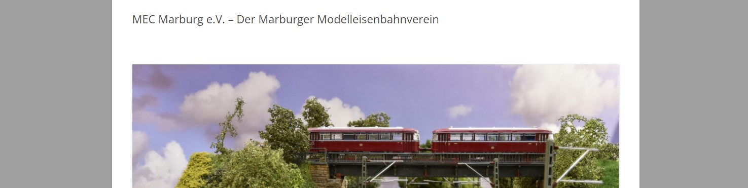 MEC Marburg e.V. Marburger Modelleisenbahnverein – Marburg 35039