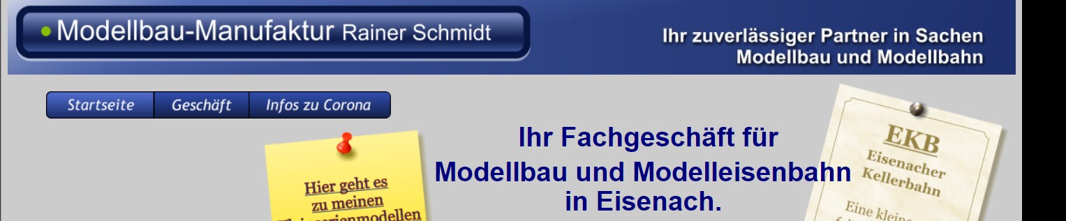 Modellbau-Manufaktur Rainer Schmidt – Eisenach 99817