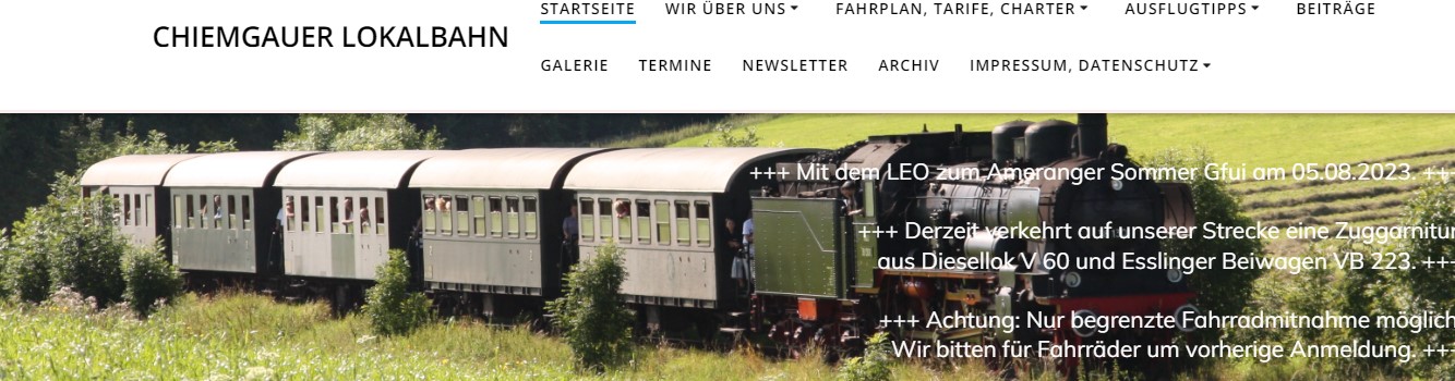 Verein Chiemgauer Lokalbahn e.V. – Obing 83119