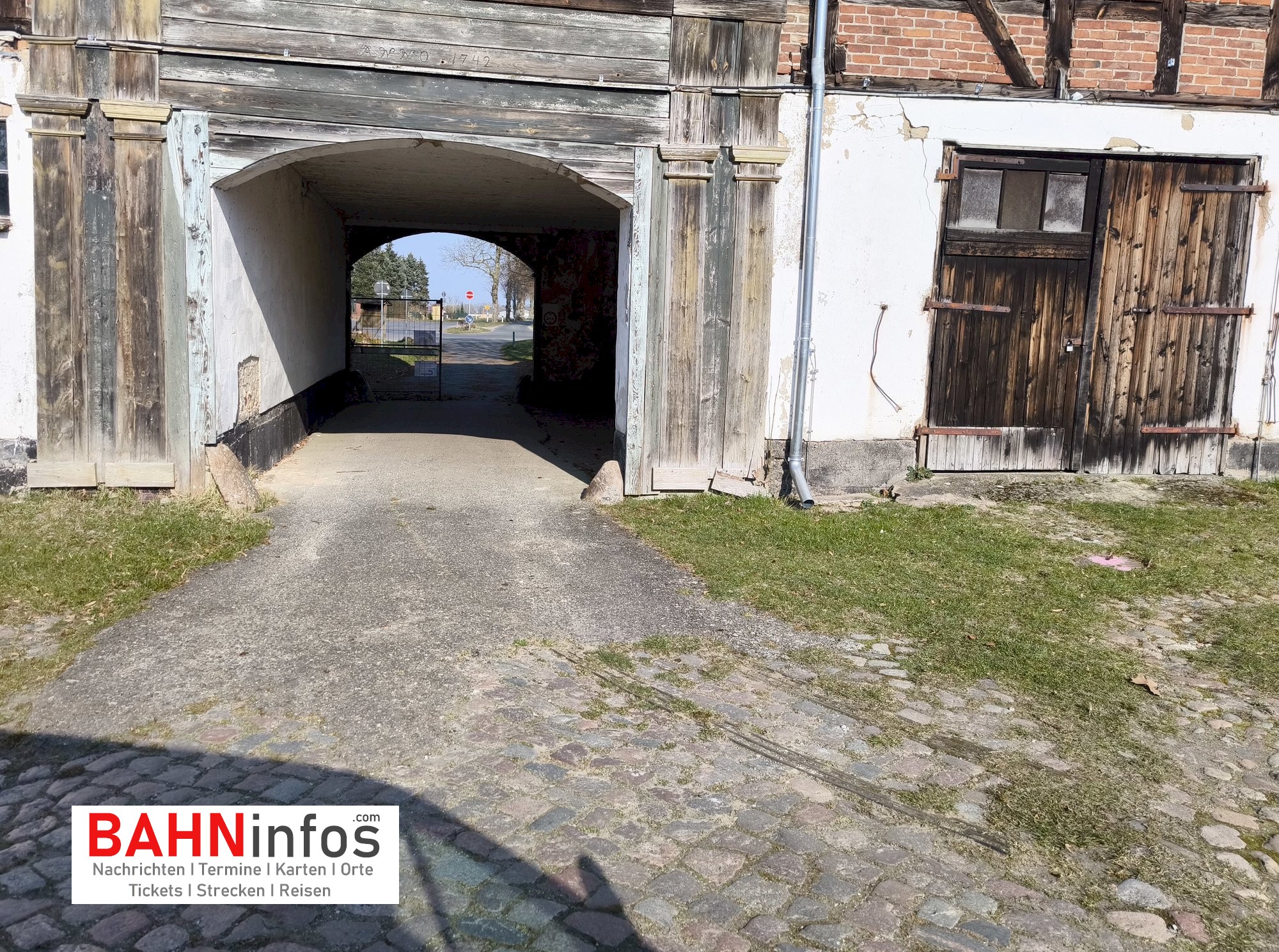 Reste der Feldbahn Loissin Schloss Ludwigsburg – Loissin 17509