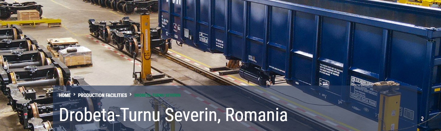 Greenbrier Europe / S.C. ASTRA RAIL INDUSTRIES S.A. – Drobeta-Turnu Severin 220160 (RO)