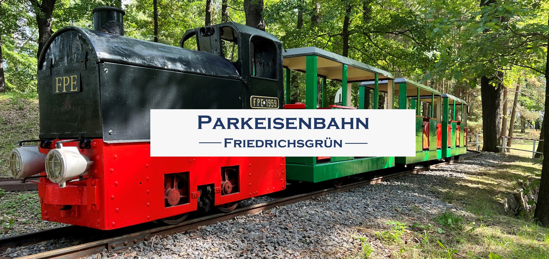 Parkeisenbahn Friedrichsgrün – Reinsdorf 08141 (Feldbahn)