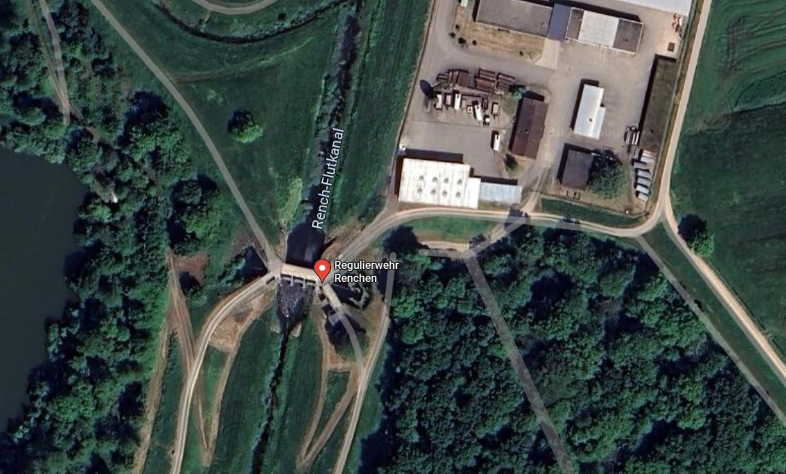 Denkmal Feldbahnzug Regulierungswehr Wagshurst Henschel 1587/1938 – Achern 77855
