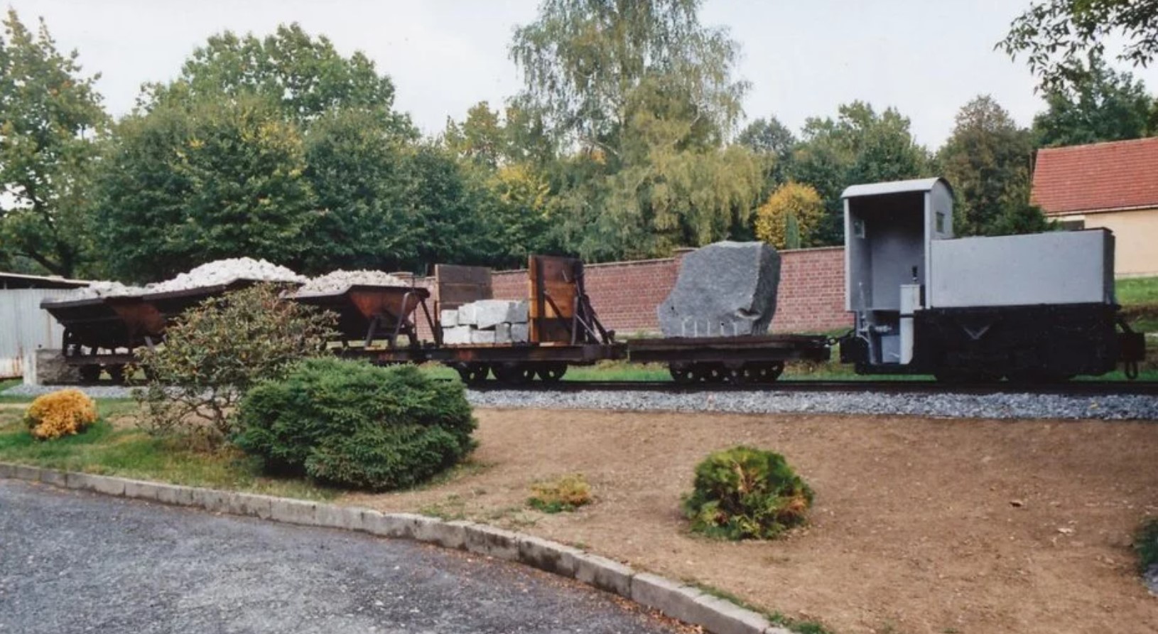 Granitbahn Feldbahn im Heimatmuseum Schmölln-Putzkau 01877