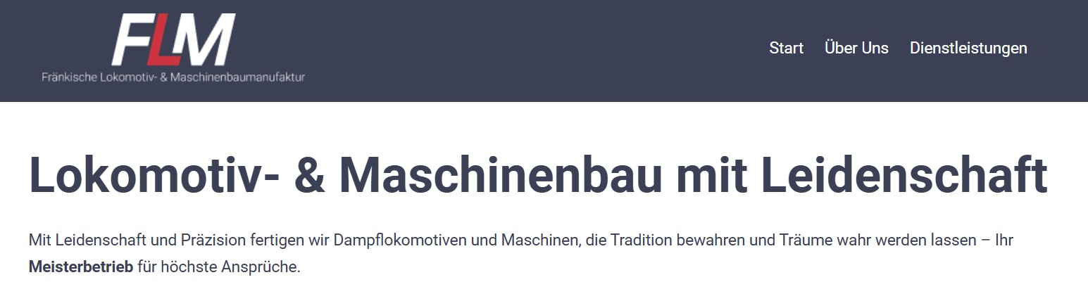 FLM Fränkische Lokomotiv- & Maschinenbaumanufaktur (Feldbahn) – Schwabach 91126