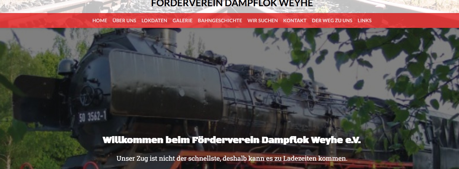 Förderverein Dampflok Weye e.V. – Kirchweye 28844