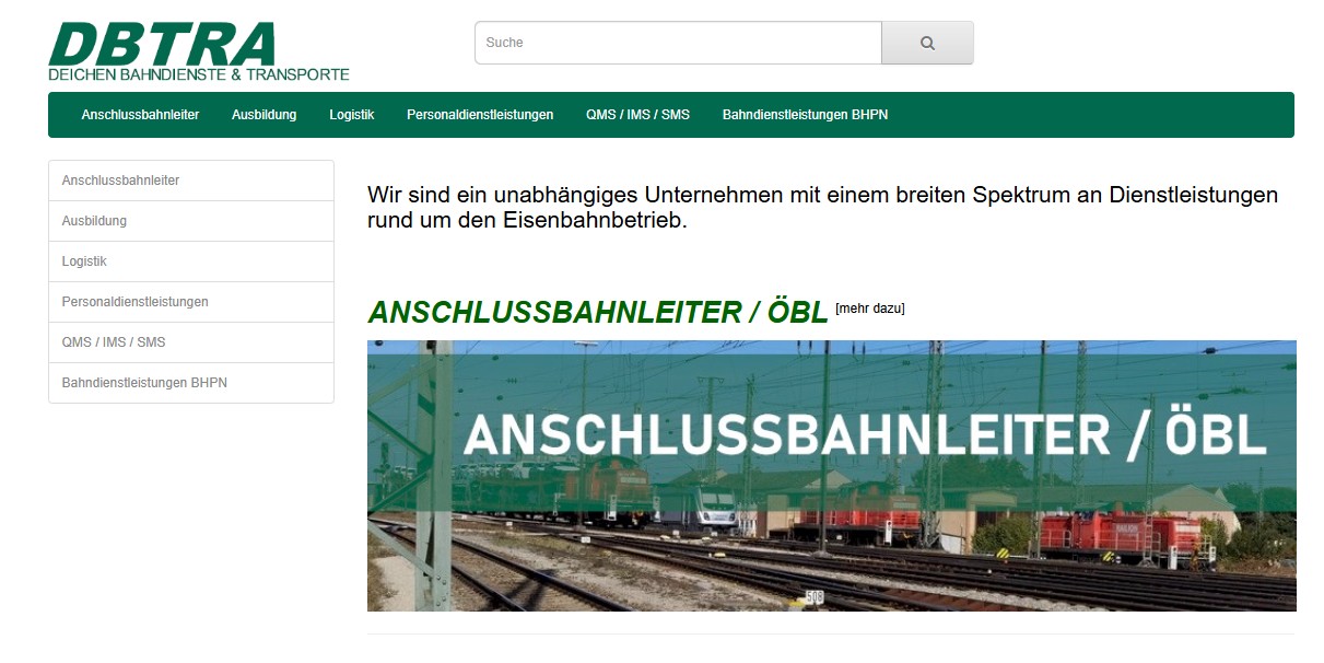 DBTRA Bahndienste & Transporte – Rehfelde 15345