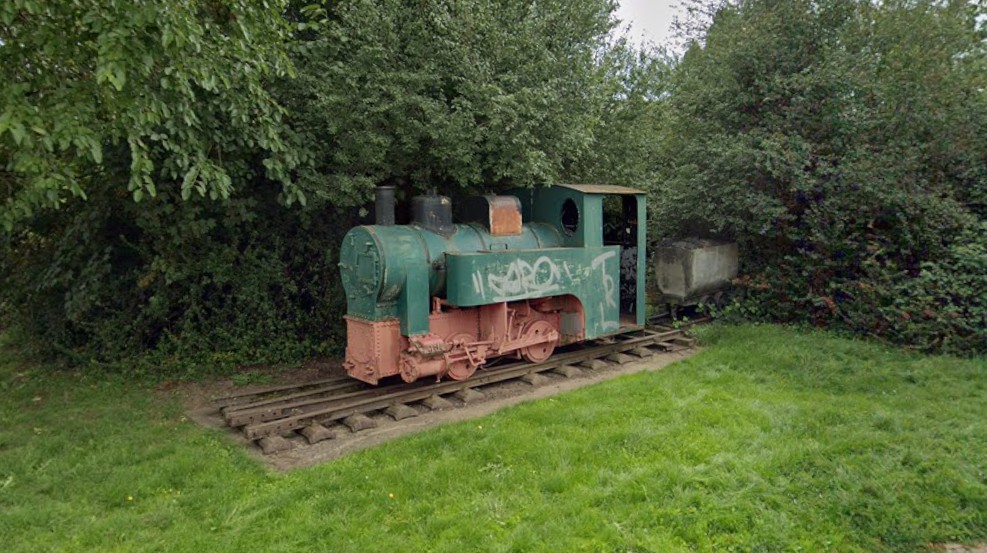 Denkmalzug Dampflok Maffei 2507 Grubenbahn Feldbahn Wadgassen Hostenbach 66787