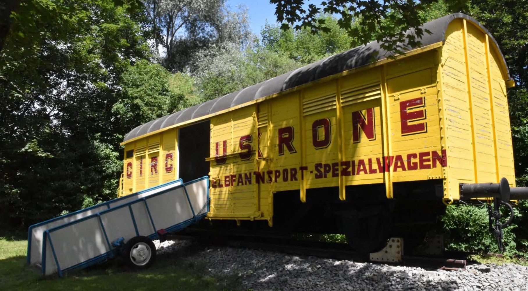 Exponat Elefanten-Güterwagen Krone Farm – Weßling 82234